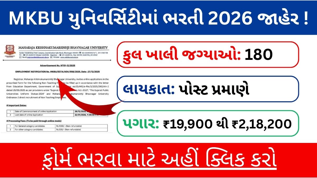 MKBU Teaching and Non-Teaching Recruitment 2026